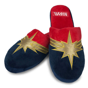 Marvel Captain Marvel Ladies Mule Slippers - GeekCore