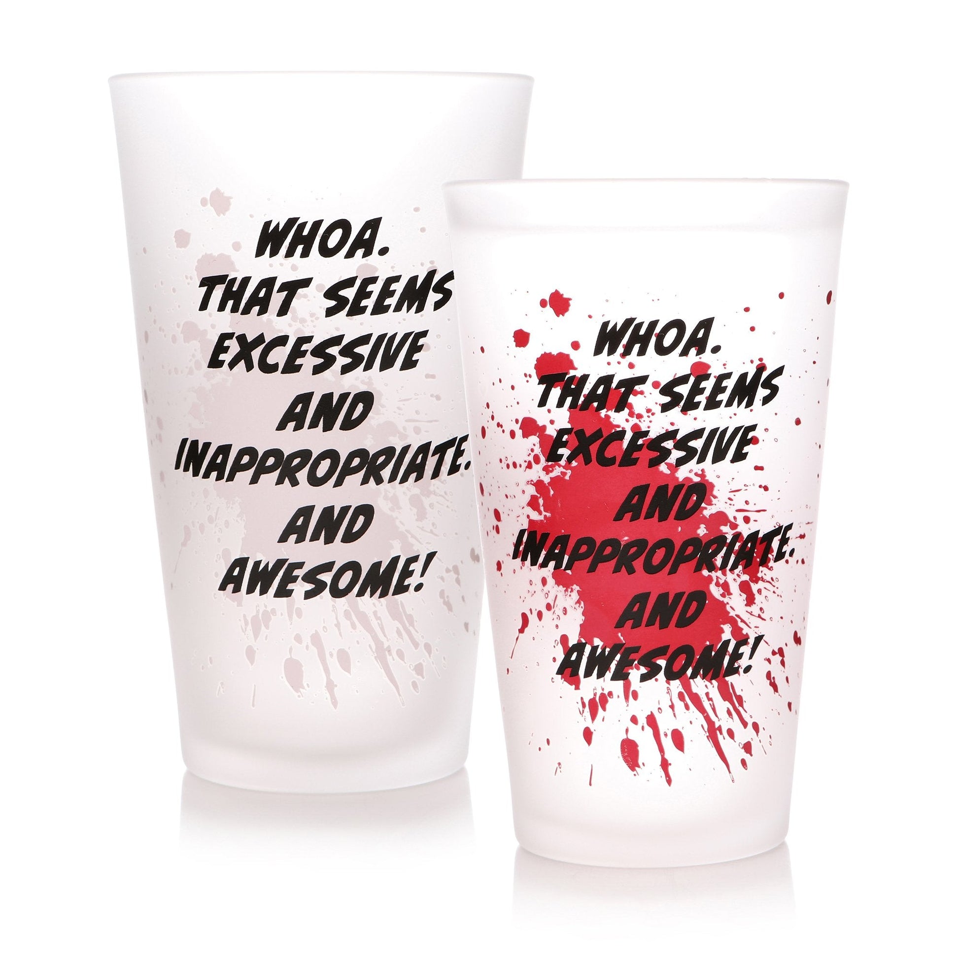 Marvel Deadpool Cold Changing Large Glass - GeekCore