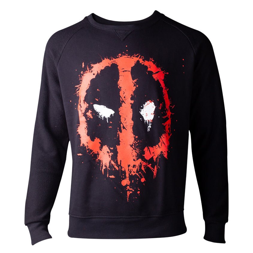 Marvel Deadpool Dripping Face Sweater - GeekCore
