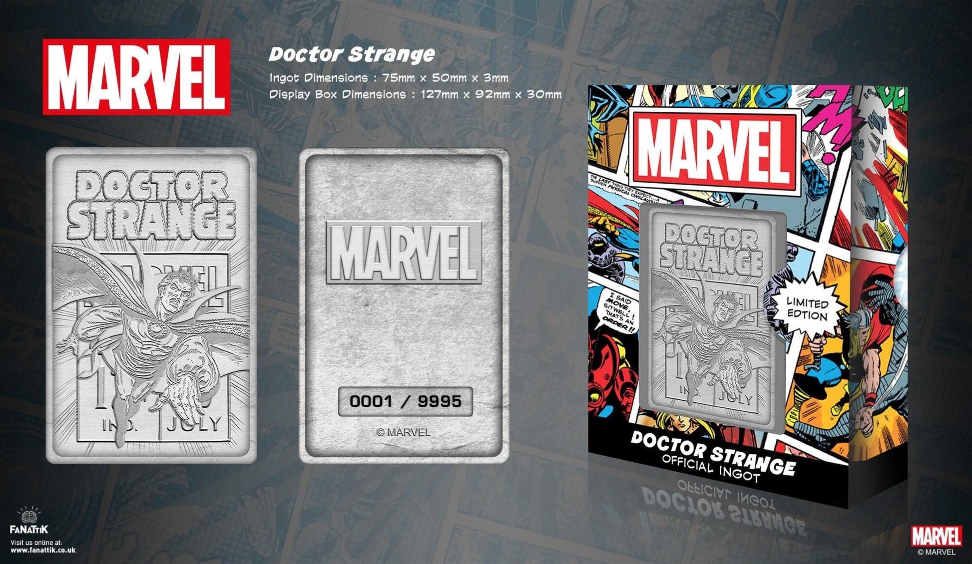 Marvel Doctor Strange Limited Edition Ingot - GeekCore