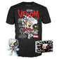 Marvel Eddie Brock Anti - Venom Funko Pop! Vinyl and Tee Set - GeekCore