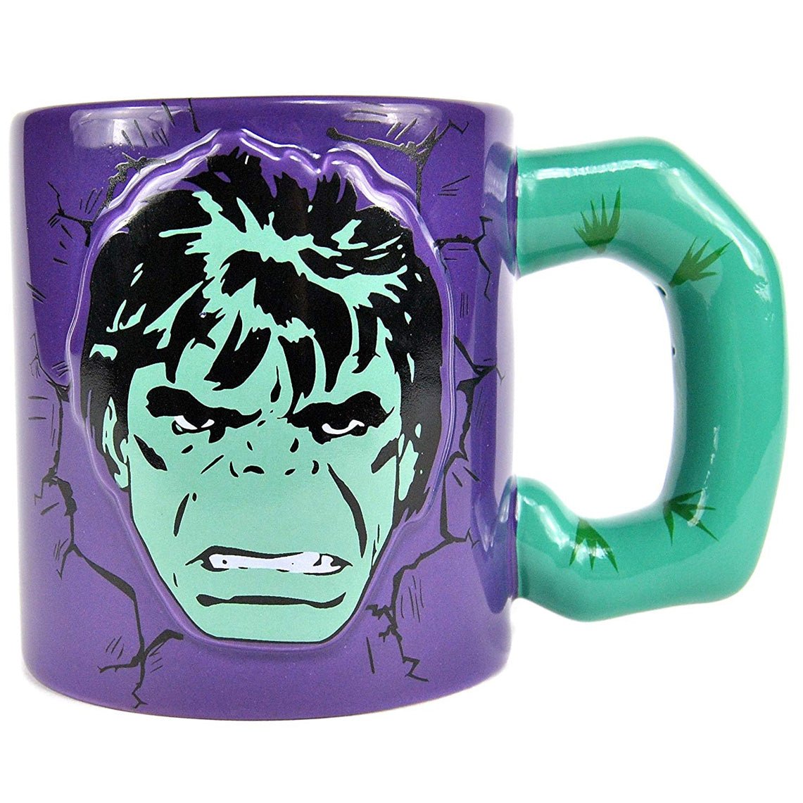 Marvel Embossed Hulk Mug - GeekCore