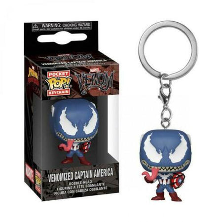 Marvel Funko Pop! Keychain Venomized Captain America - GeekCore