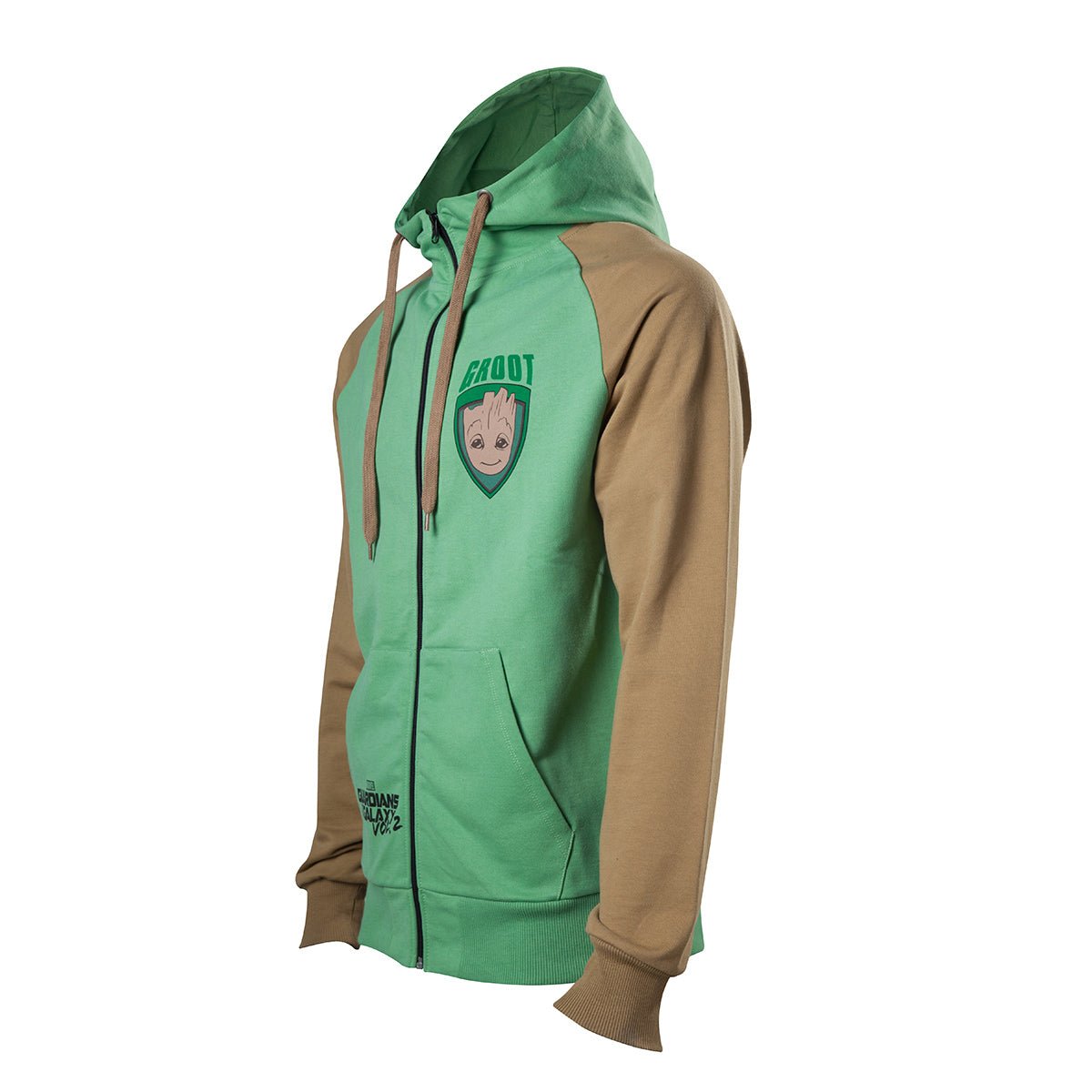 Marvel Guardians of the Galaxy Mens Groot Character Hoodie - GeekCore