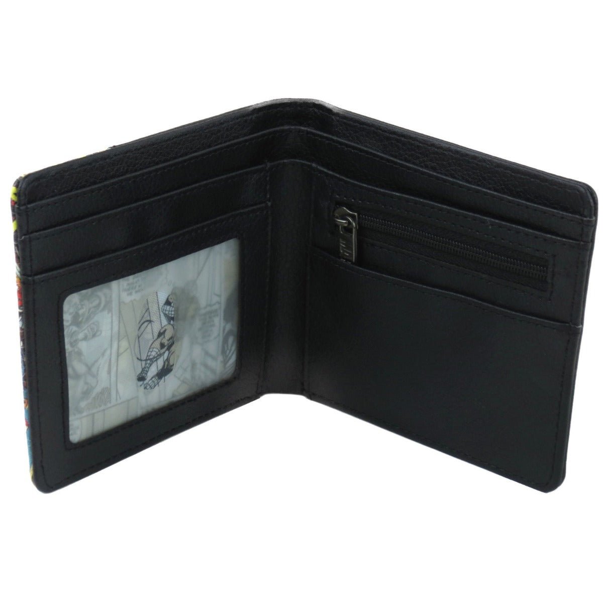 Marvel Retro Comic Print Bi - Fold Wallet - GeekCore