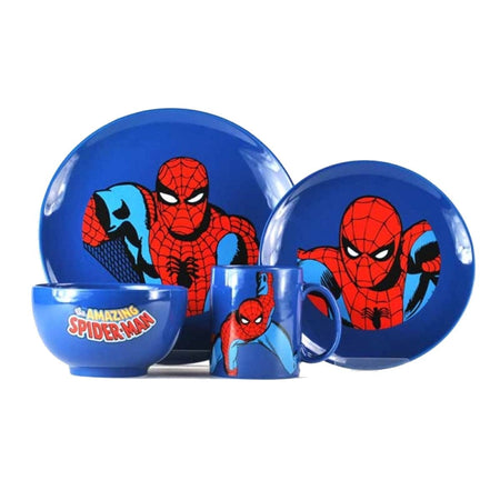 Marvel Spider - Man 4 Piece Dinner Set - GeekCore