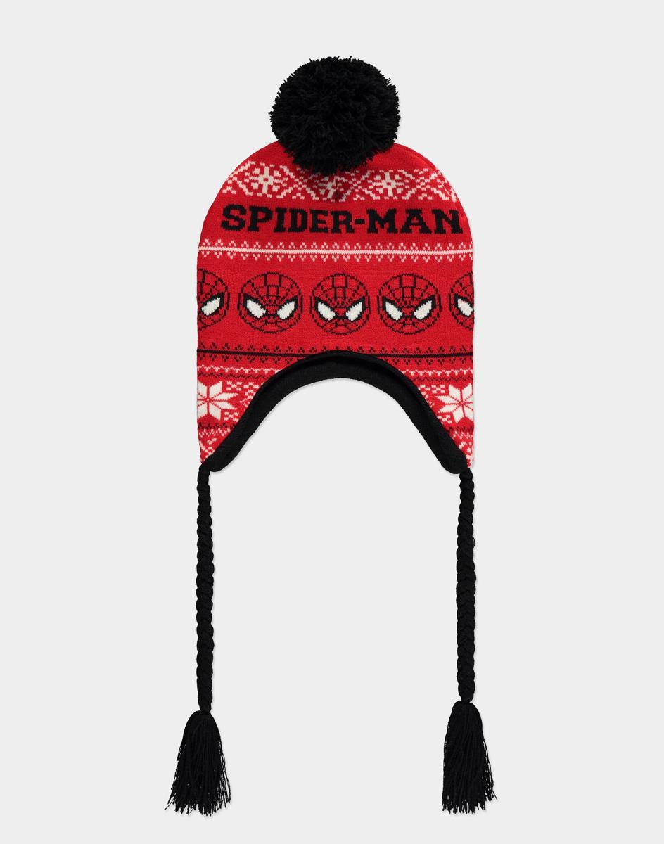 Marvel Spider - Man Christmas Sherpa Beanie - GeekCore
