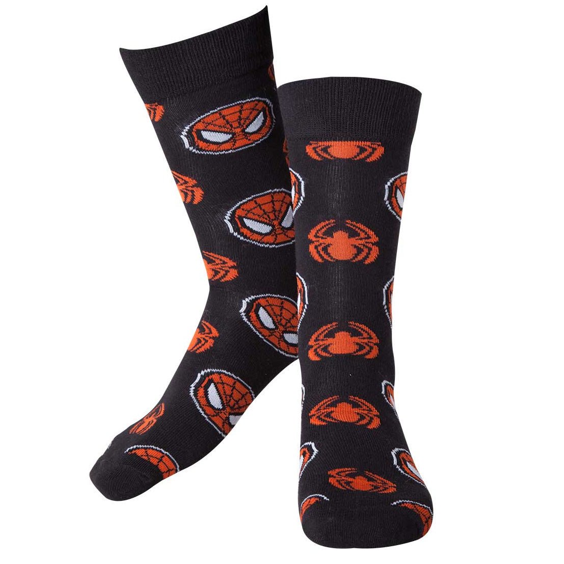 Marvel Spider - Man Mask and Logo Socks - GeekCore