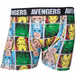 Marvel The Avengers Comic Style Men's Underwear - GeekCore