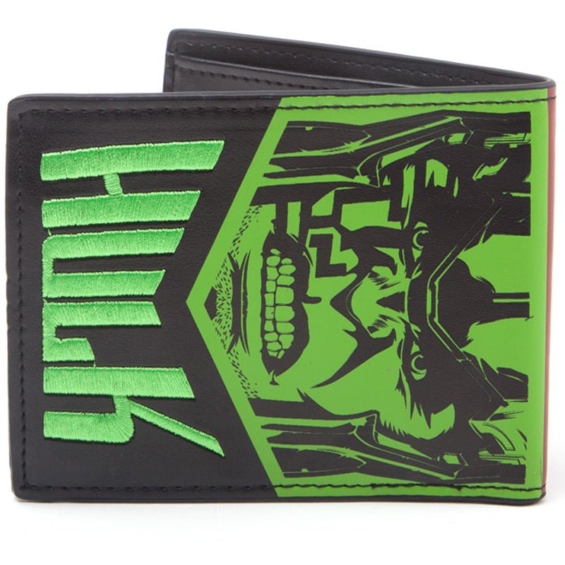 Marvel Thor and The Hulk Embroidered Bi - Fold Wallet - GeekCore