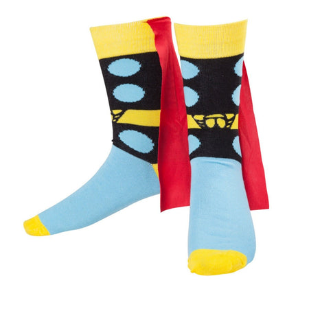 Marvel Thor Caped Socks - GeekCore