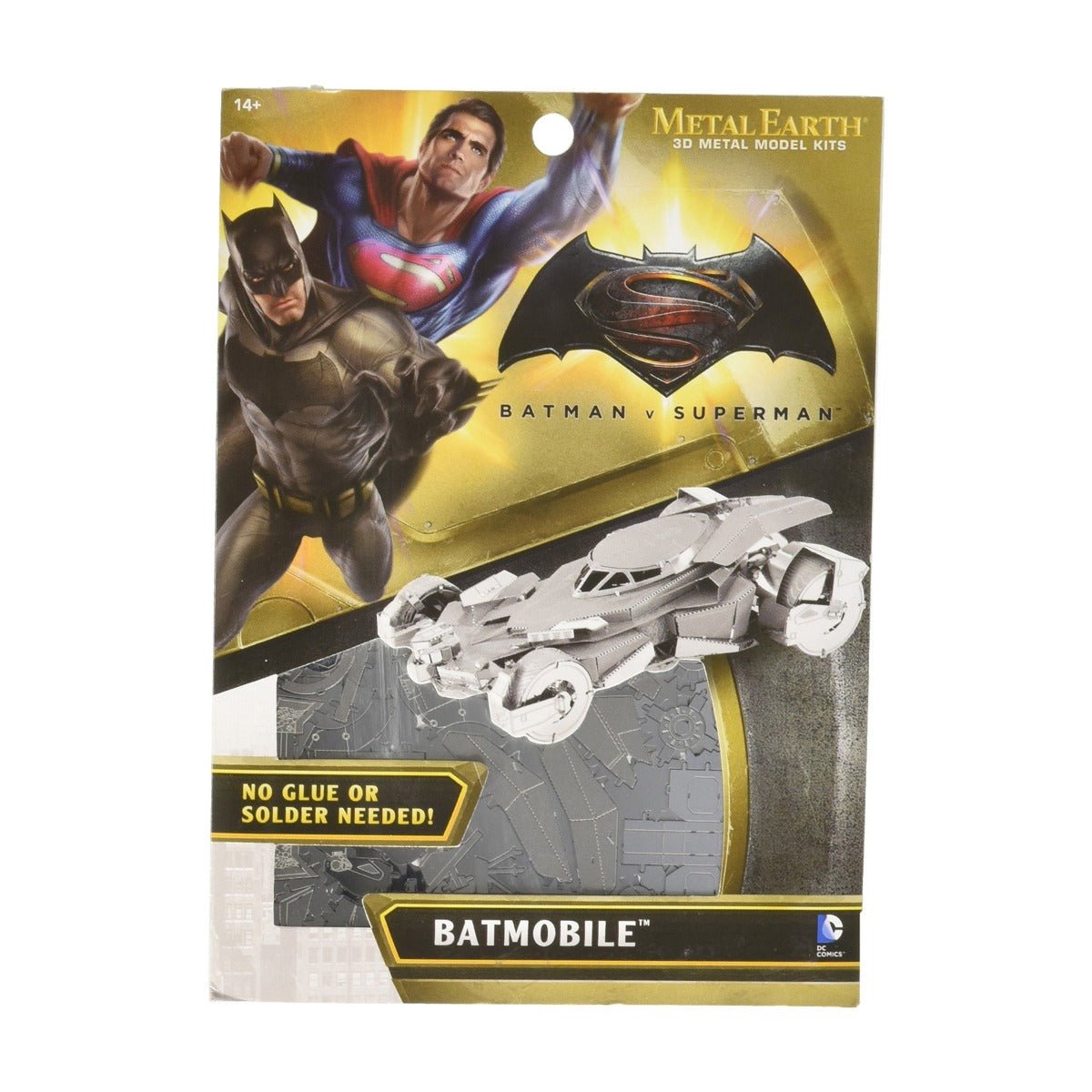Metal Earth DIY 3D Model Batman vs Superman Batmobile - GeekCore