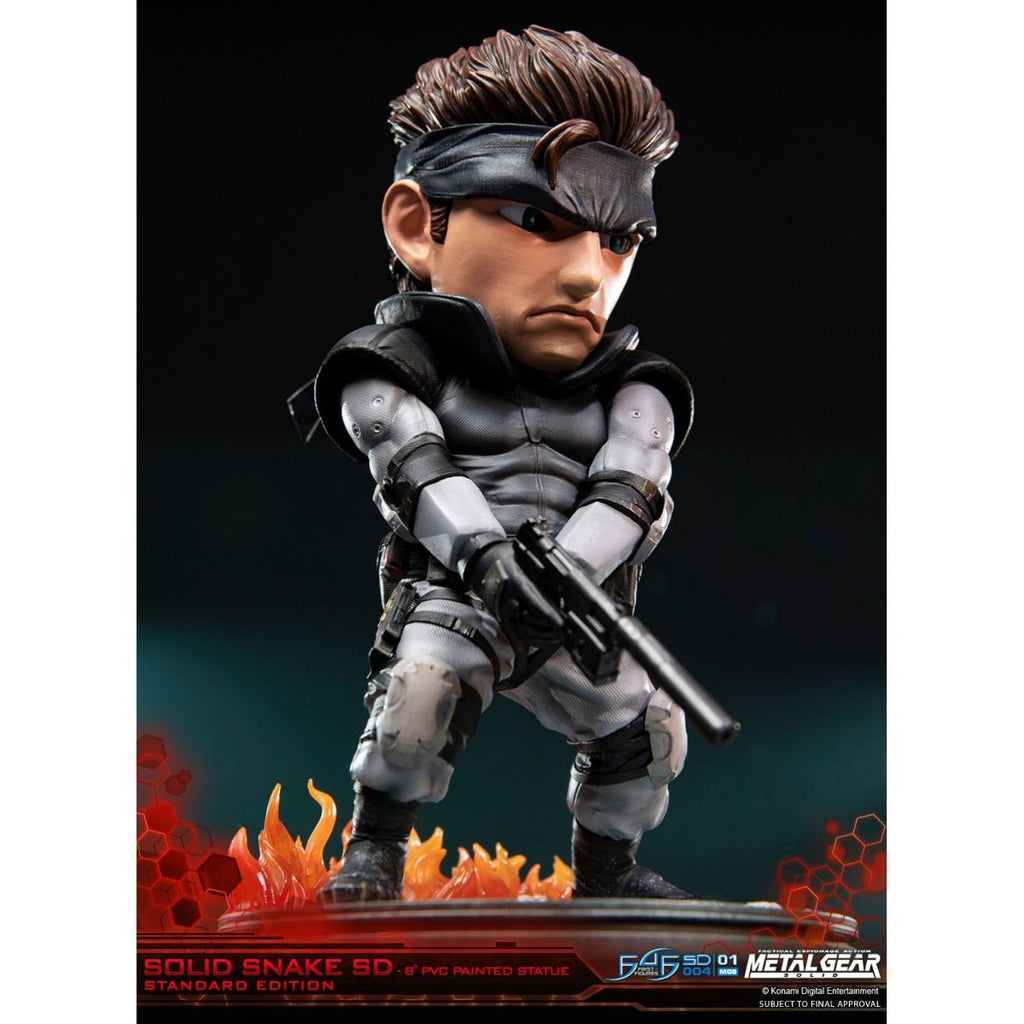 Solid Snake Rip Metal Gear Solid - Solid Snake PVC Painted Statue – GeekCore