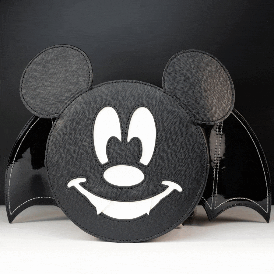 Loungefly x Disney Mickey Vampire Bat Convertible Mini Backpack
