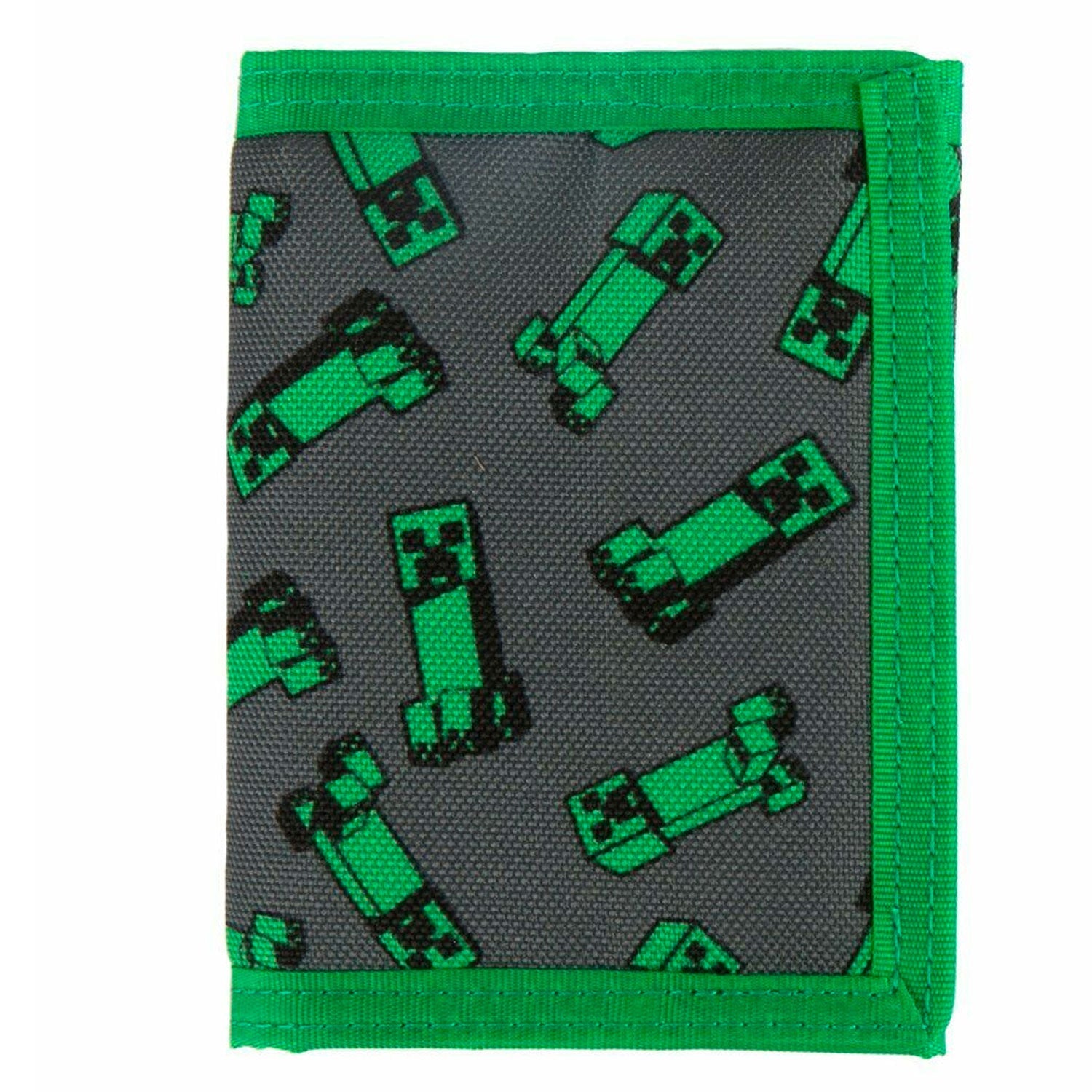 Minecraft Creeper Crowd Trifold Wallet - GeekCore