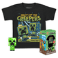 Minecraft Creeper Pocket Pop! Vinyl and Tee Set for Kids - GeekCore