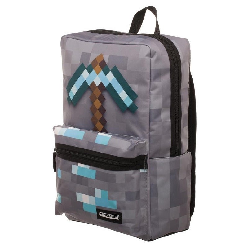 Minecraft Diamond Pickaxe Backpack – GeekCore
