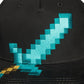 Minecraft Diamond Sword Kids Stretch - Fit Cap - GeekCore