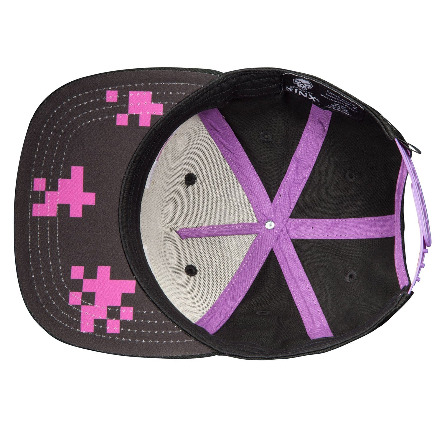 Minecraft Enderman Mob Kids Snapback Cap - GeekCore