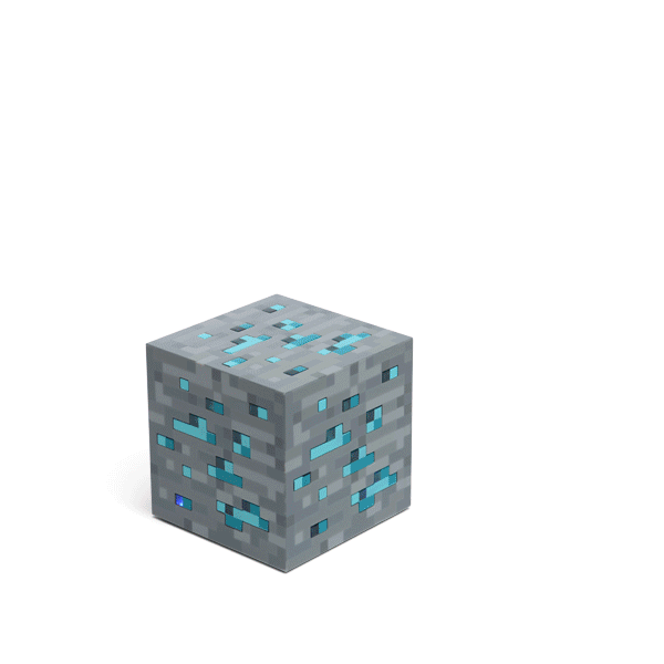 Minecraft Light Up Diamond Ore - GeekCore