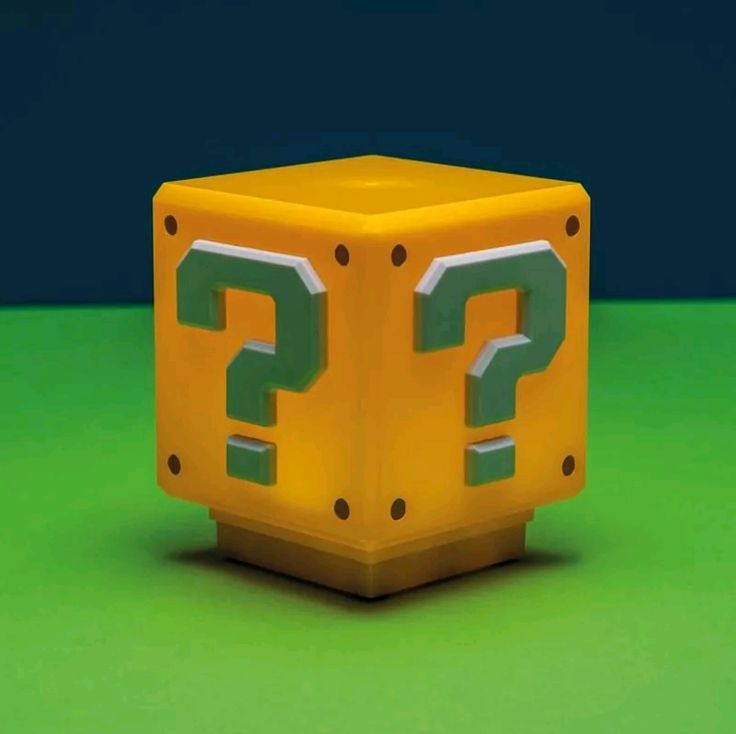 Mini Question Block Super Mario Light - GeekCore
