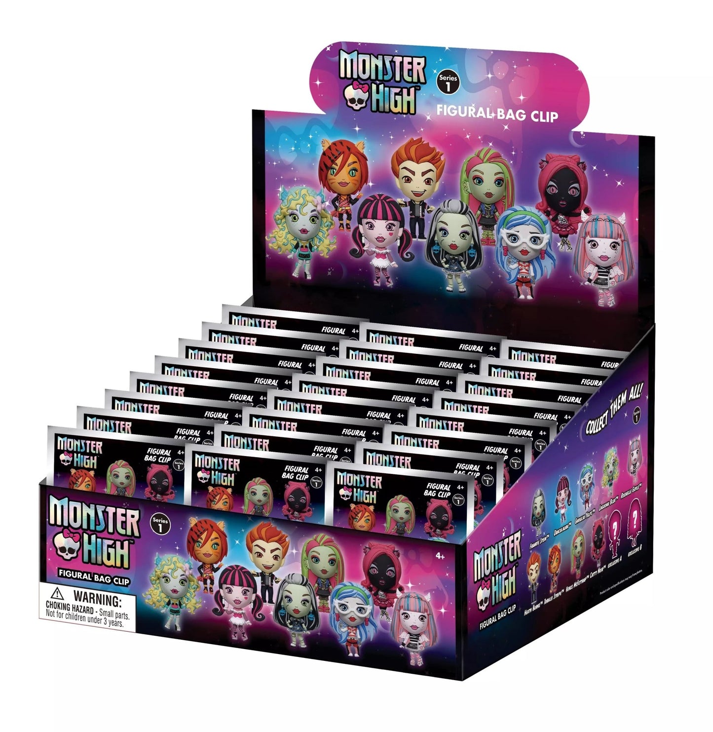 Monster High Series 1 Blind Bag Mystery Bag Clip - GeekCore