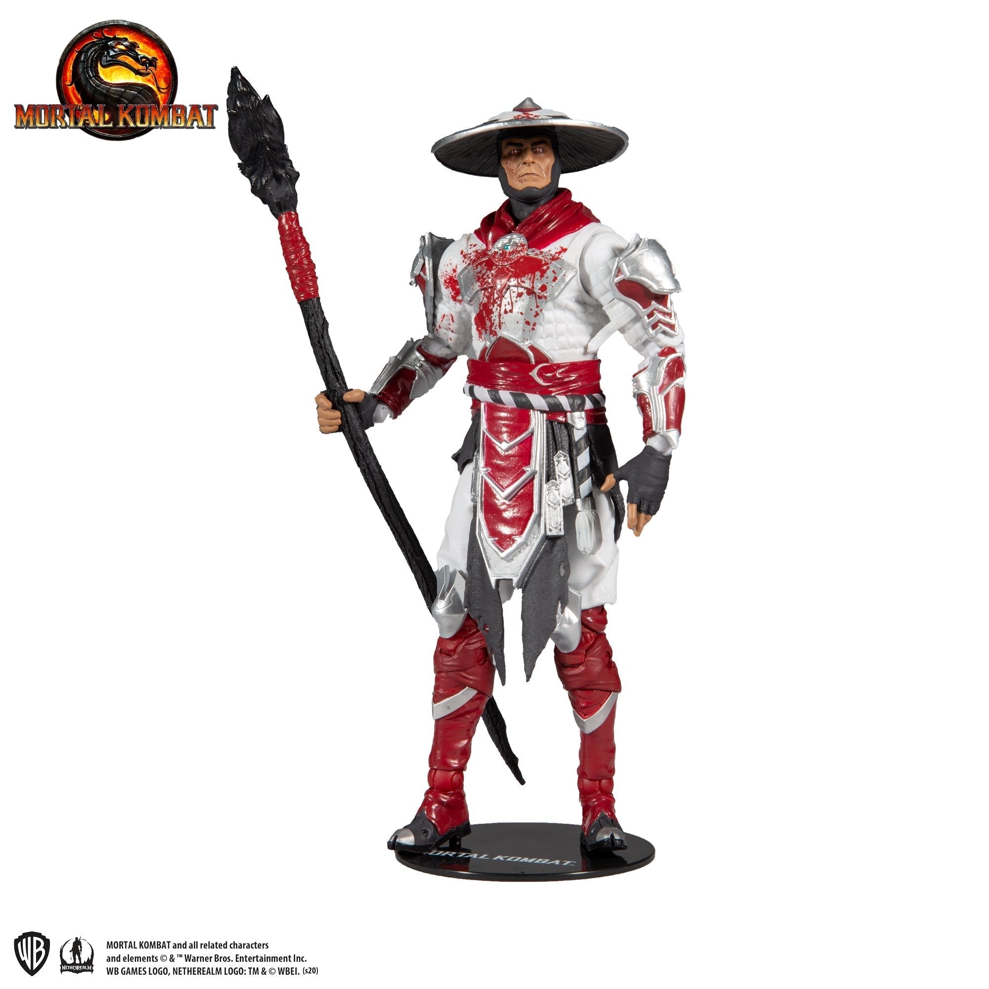 Mortal Kombat Raiden White Hot Fury 7" Action Figure - GeekCore