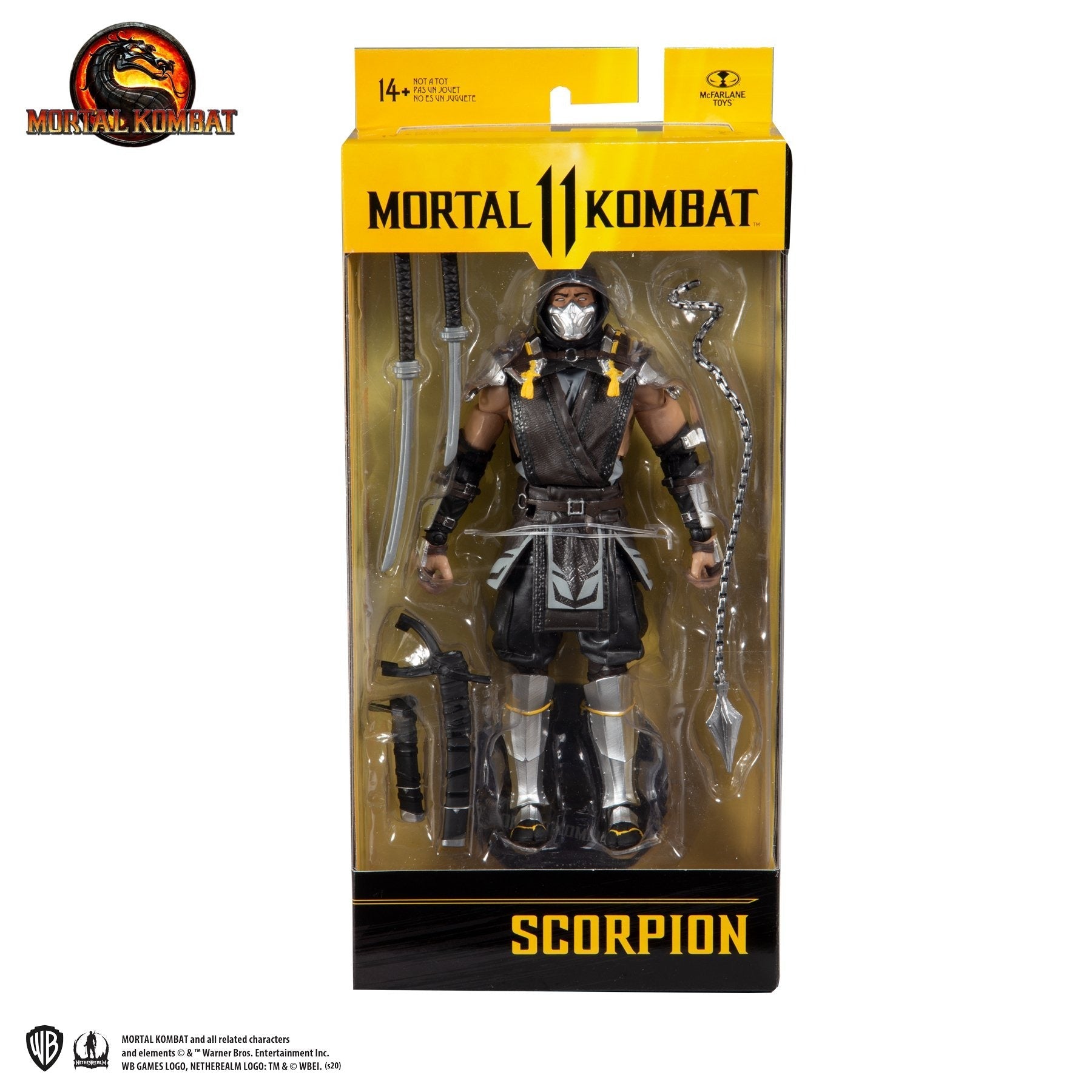 Mortal Kombat Scorpion 7" Action Figure - GeekCore