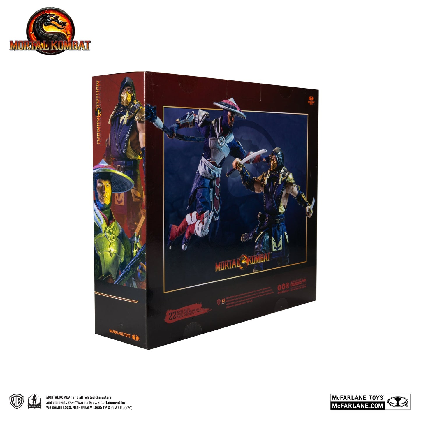 Mortal Kombat Scorpion and Raiden Twin pack 7" Action Figures - GeekCore