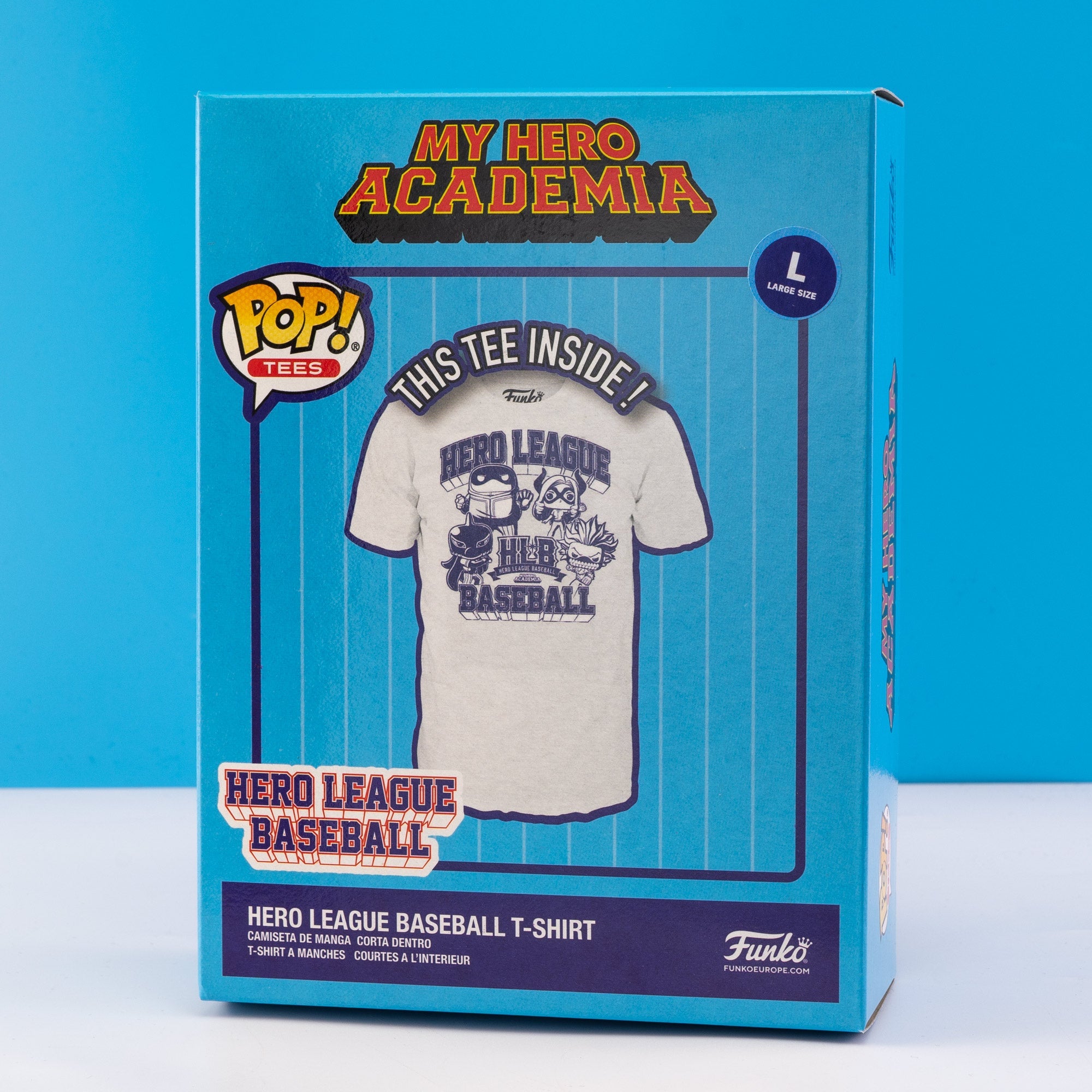 My Hero Academia - Hero League Baseball Funko Boxed Tee - GeekCore