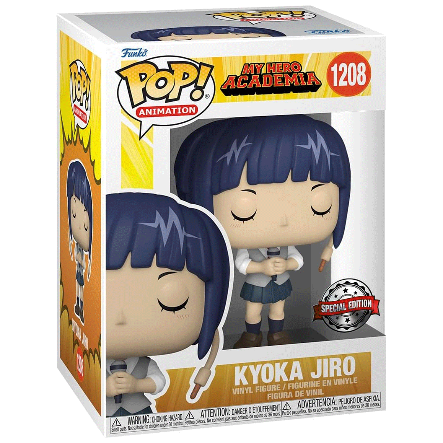 My Hero Academia Jirou with Microphone Pop! Vinyl and Tee Set - GeekCore