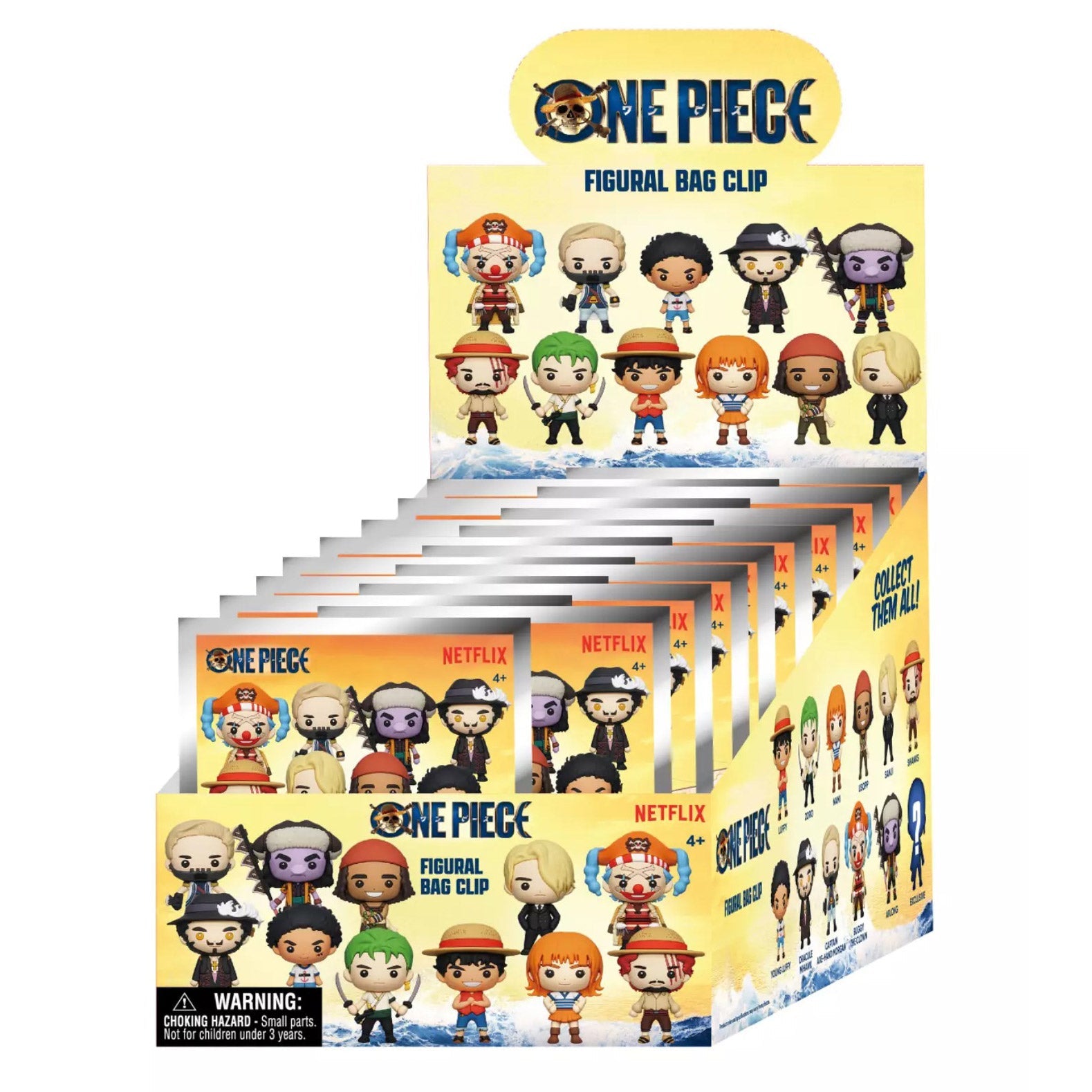 Netflix One Piece Series 1 Blind Bag Mystery Bag Clip - GeekCore