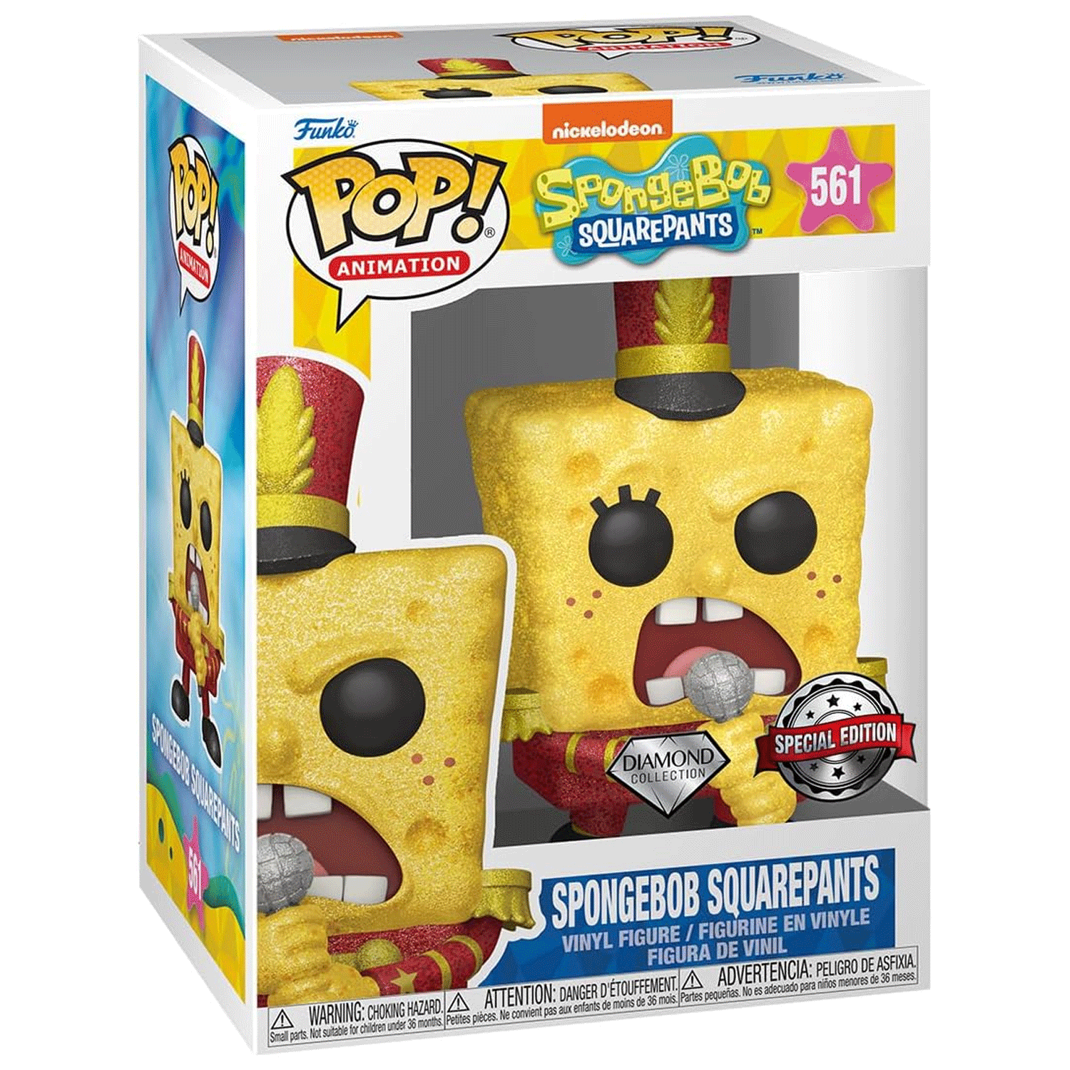 Nickelodeon SpongeBob SquarePants Band LDR Pop! Vinyl and Tee Set - GeekCore