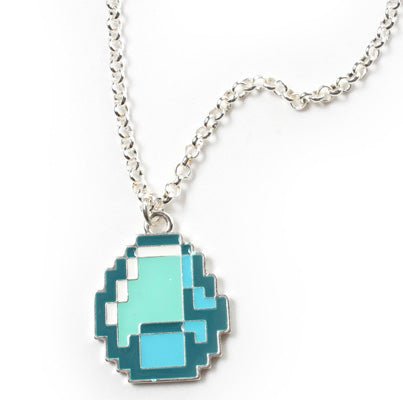 Official Minecraft Diamond Pendant Necklace - GeekCore