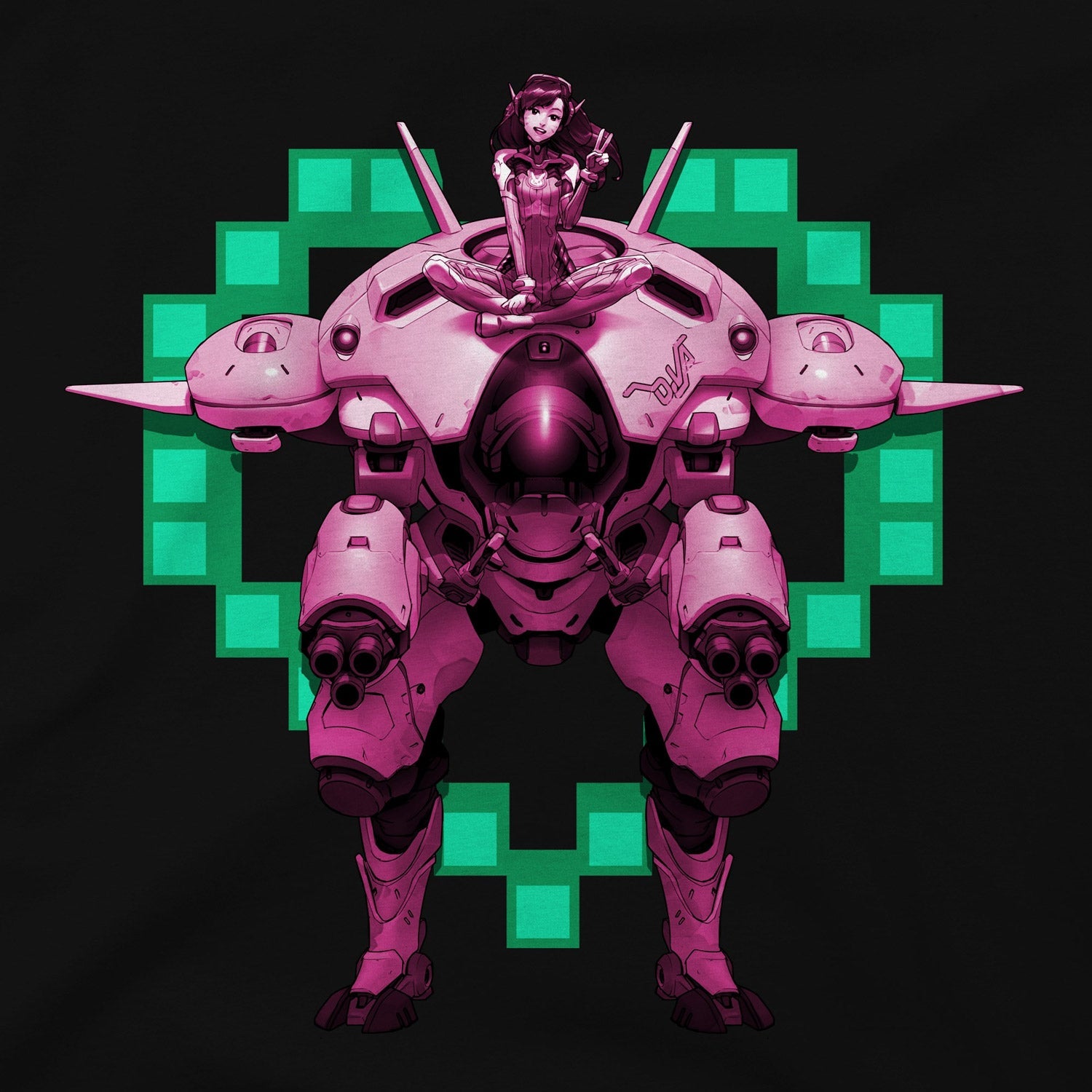 Overwatch D.Va Play To Win T - Shirt - GeekCore