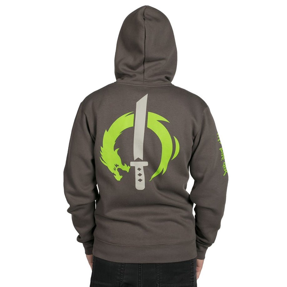 Overwatch Genji Zip - Up Hoodie - GeekCore