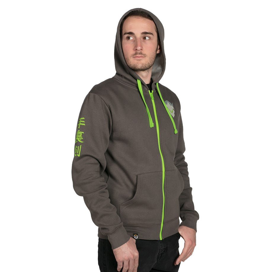 Overwatch Genji Zip - Up Hoodie - GeekCore