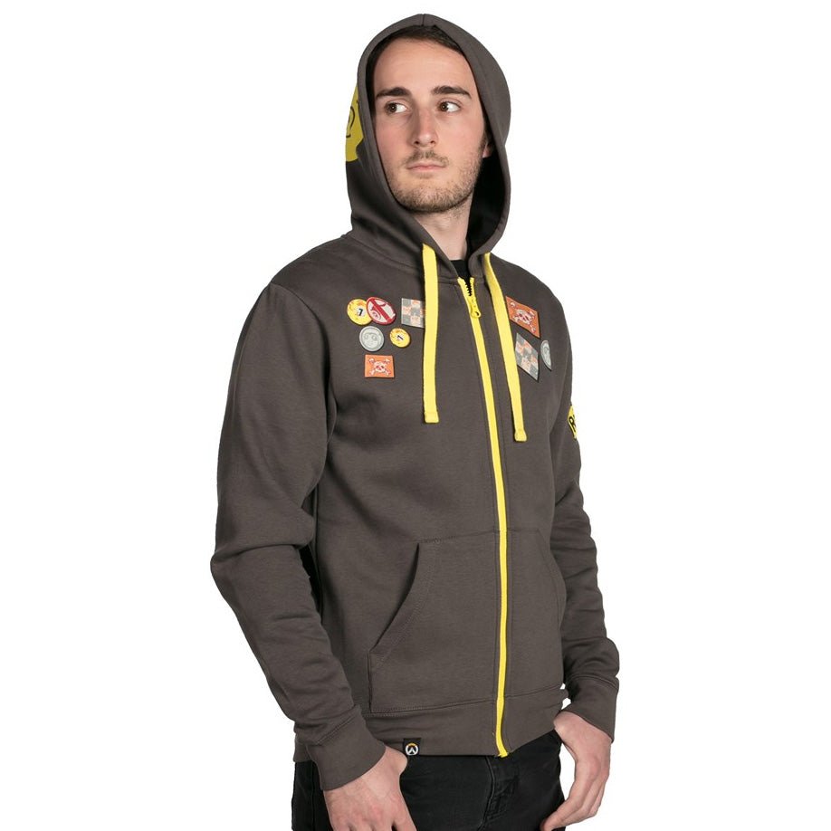 Overwatch Roadhog Zip - Up Hoodie - GeekCore