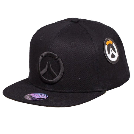 Overwatch Stealth Black Snapback Hat - GeekCore