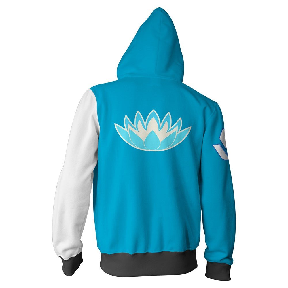 Overwatch Symmetra Zip - Up Hoodie - GeekCore