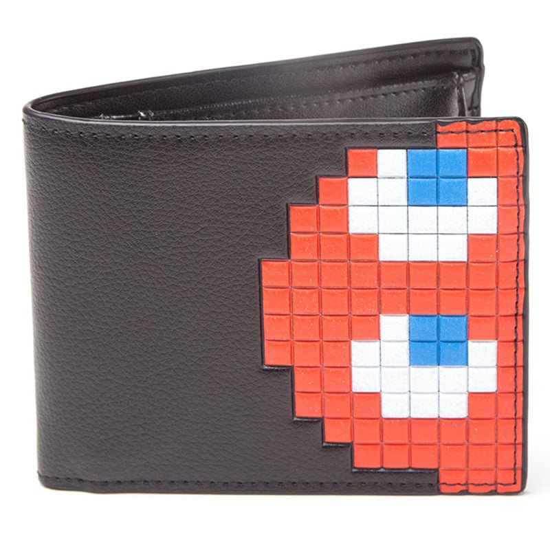 Pac - Man Blinky Ghost Bi - Fold Wallet - GeekCore