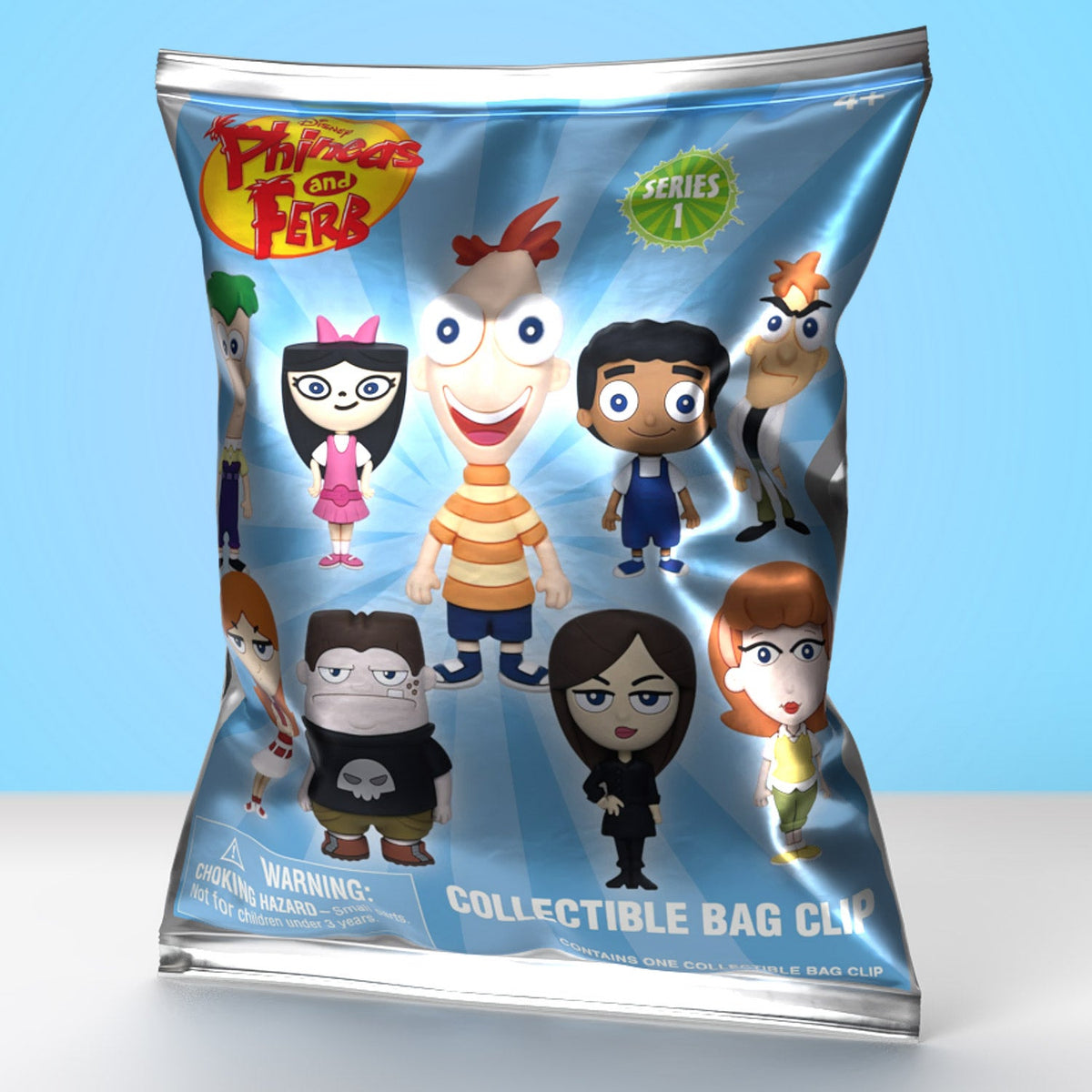 Phineas & Ferb Series 1 Blind Bag Mystery Bag Clip - GeekCore