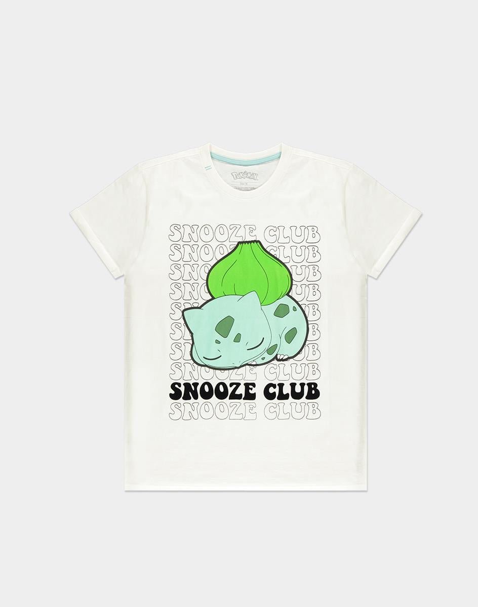 Pokemon Bulbasaur Snooze Club Men's T - shirt - GeekCore