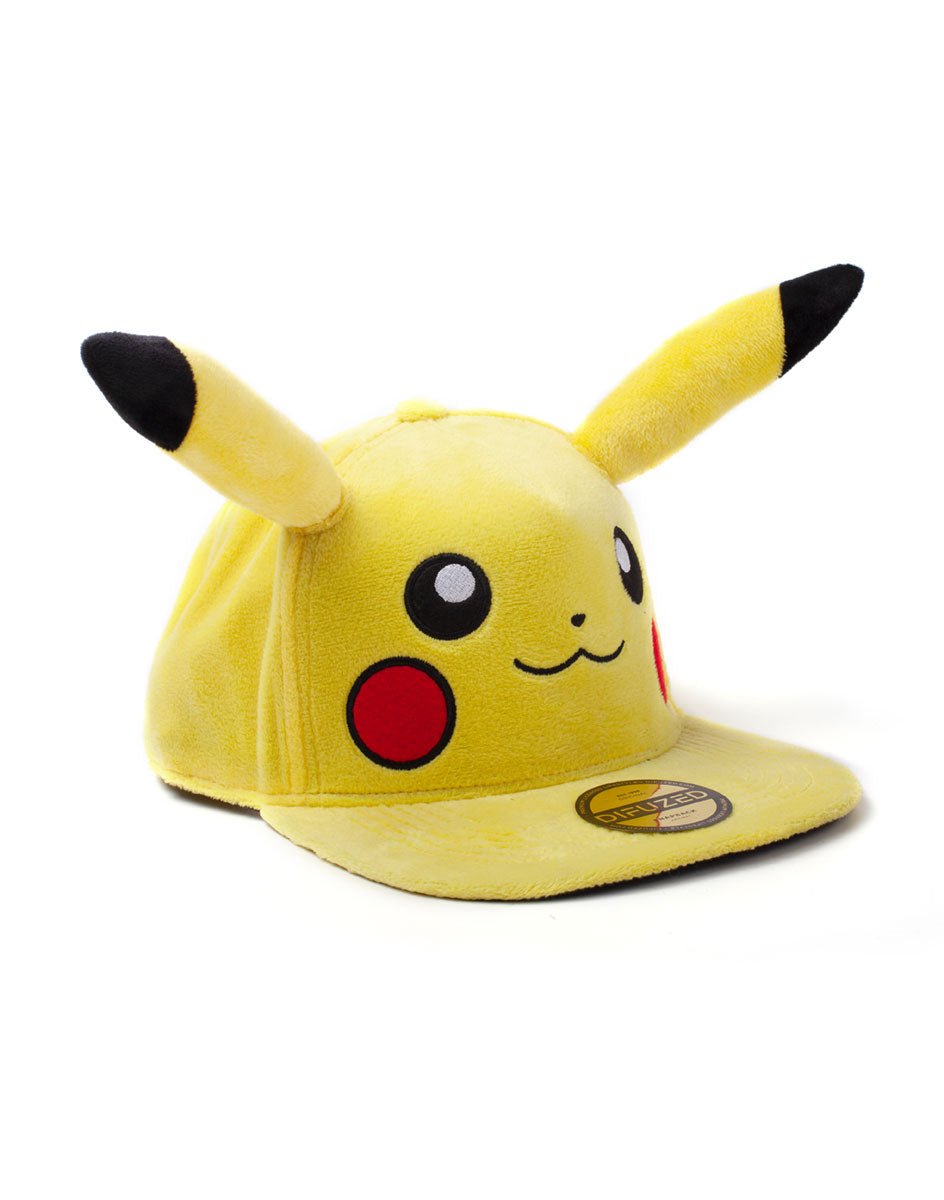 Pokemon Pikachu Plush Snapback - GeekCore