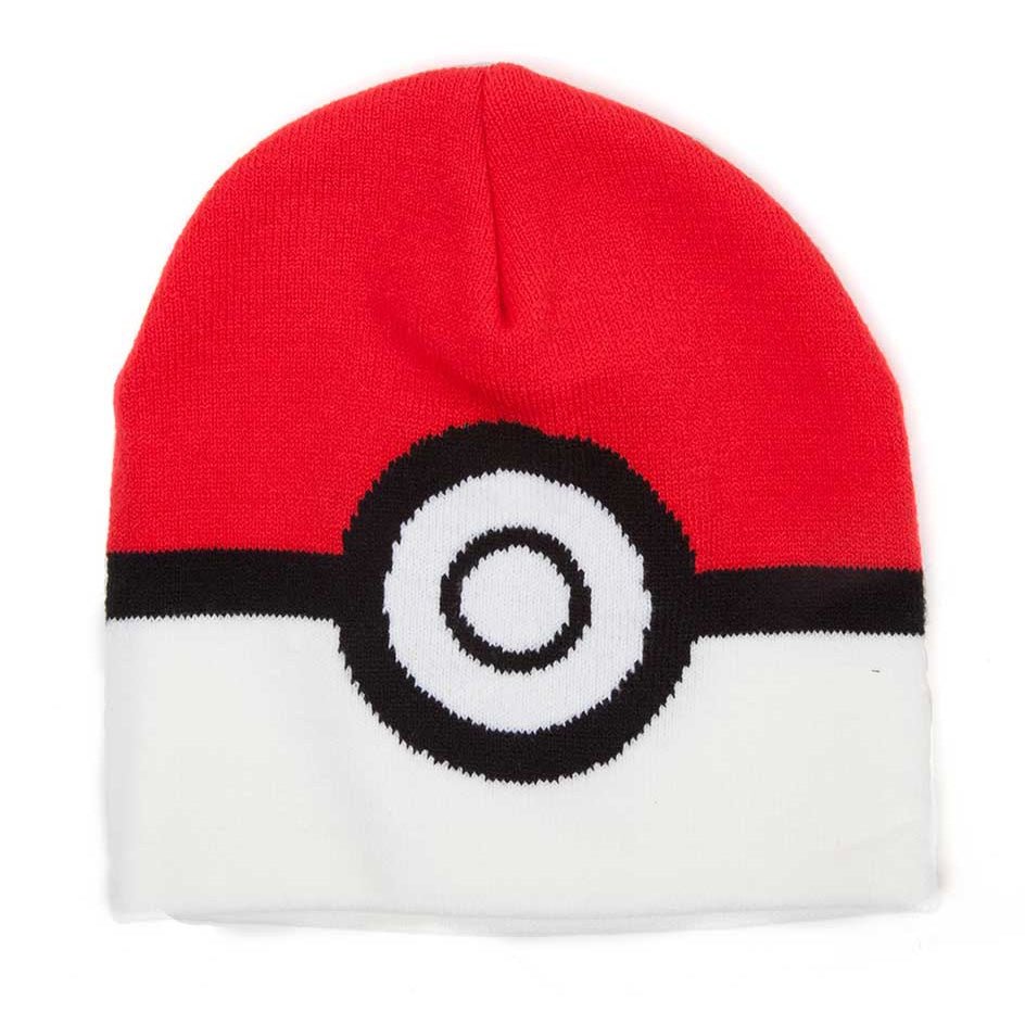 Pokemon Pokeball Beanie Hat - GeekCore