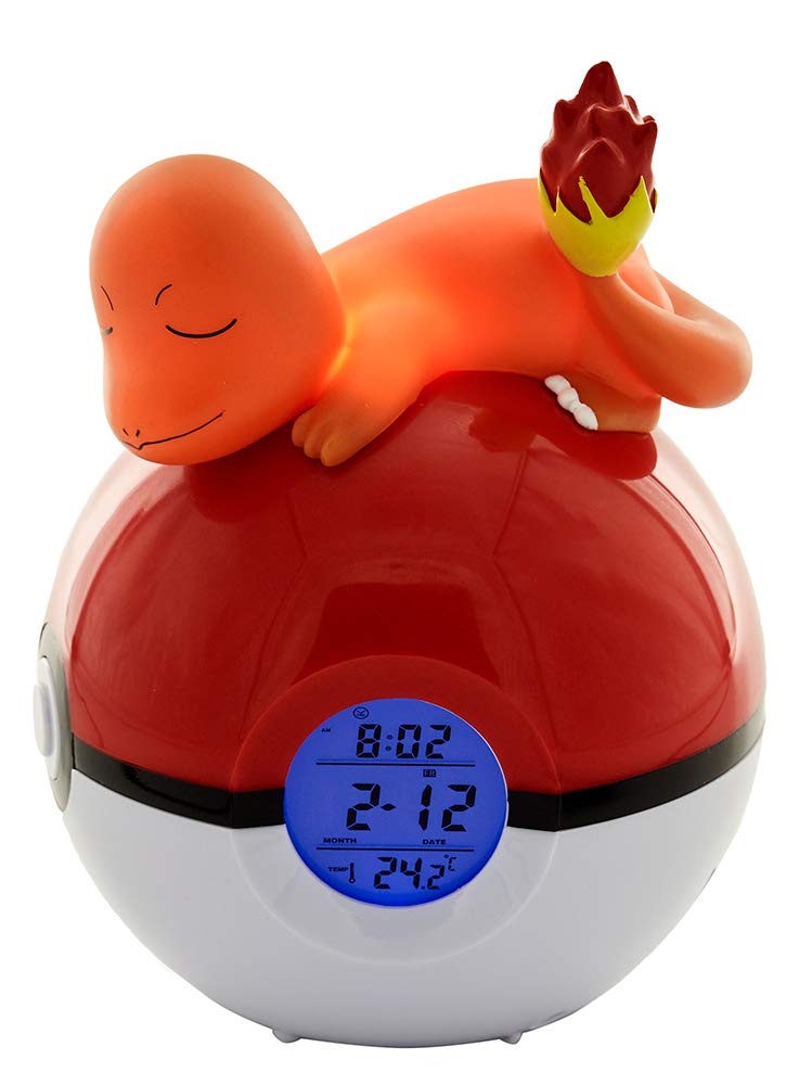 Pokemon Sleeping Charmander Radio Alarm Clock - GeekCore