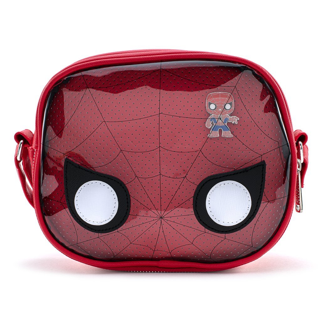 Pop! by Loungefly x Marvel Spider - Man Pin Collector Crossbody Bag - GeekCore