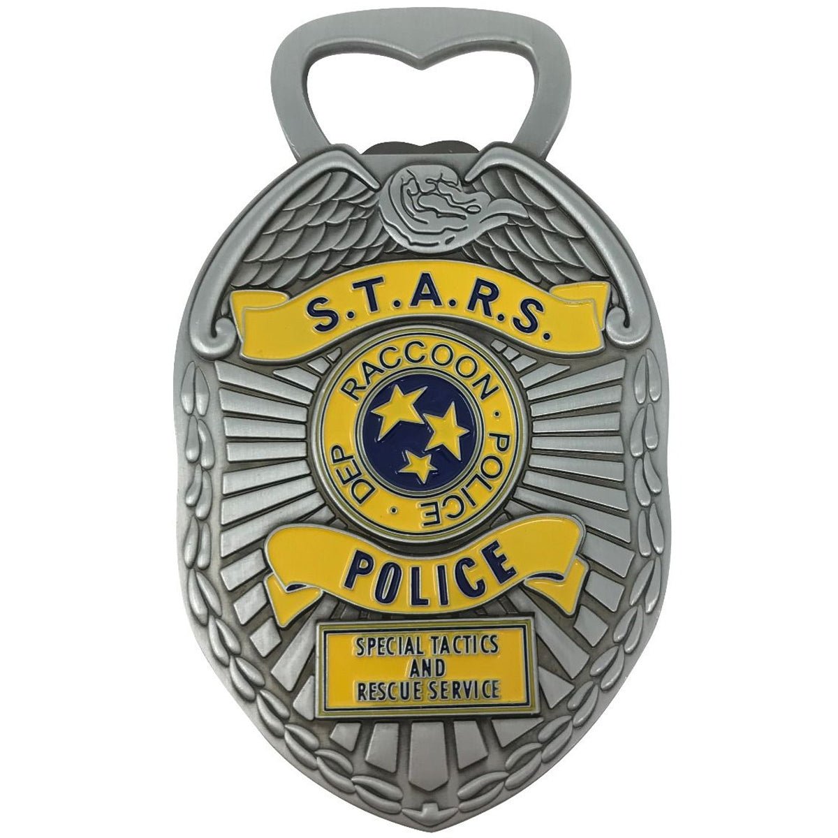 Resident Evil S.T.A.R.S. Badge Magnetic Bottle Opener - GeekCore