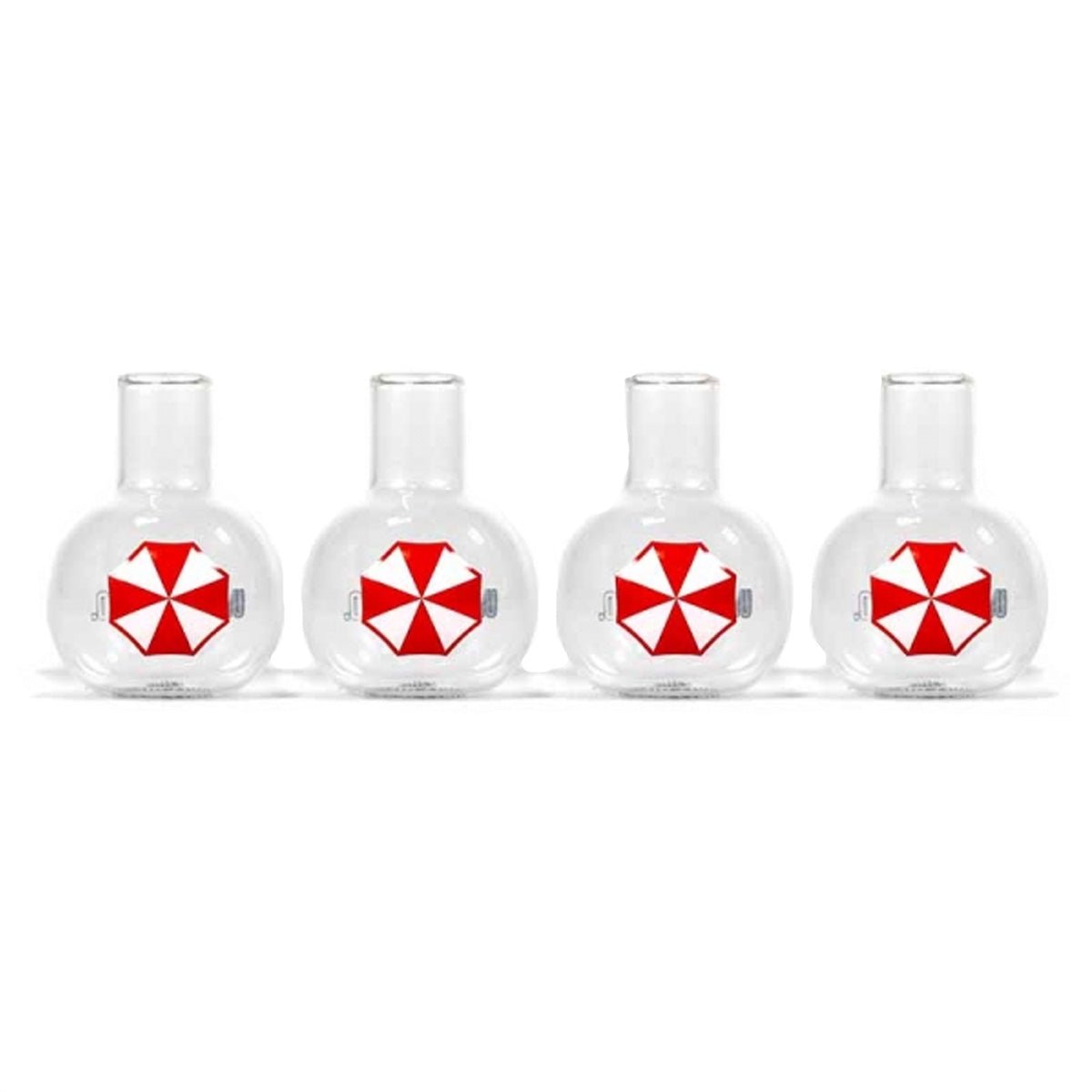Resident Evil Umbrella Corp Mini Glasses (Set of 4) - GeekCore