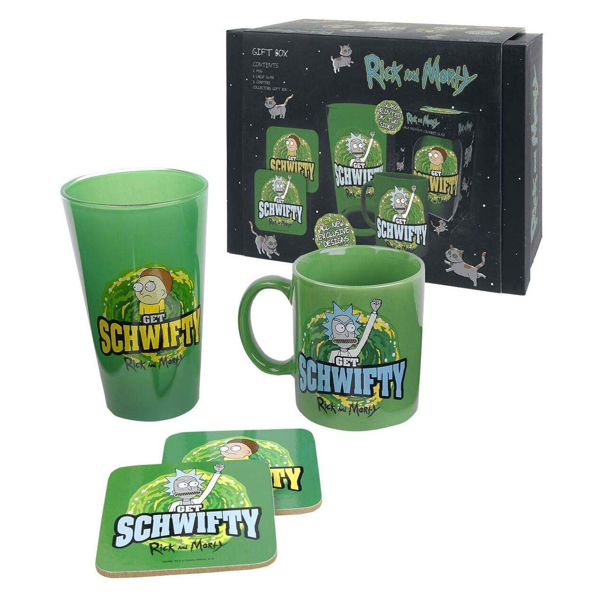 Rick And Morty Get Schwifty Gift Set GeekCore rick-and-morty-get-schwifty-gift-set-geekcore